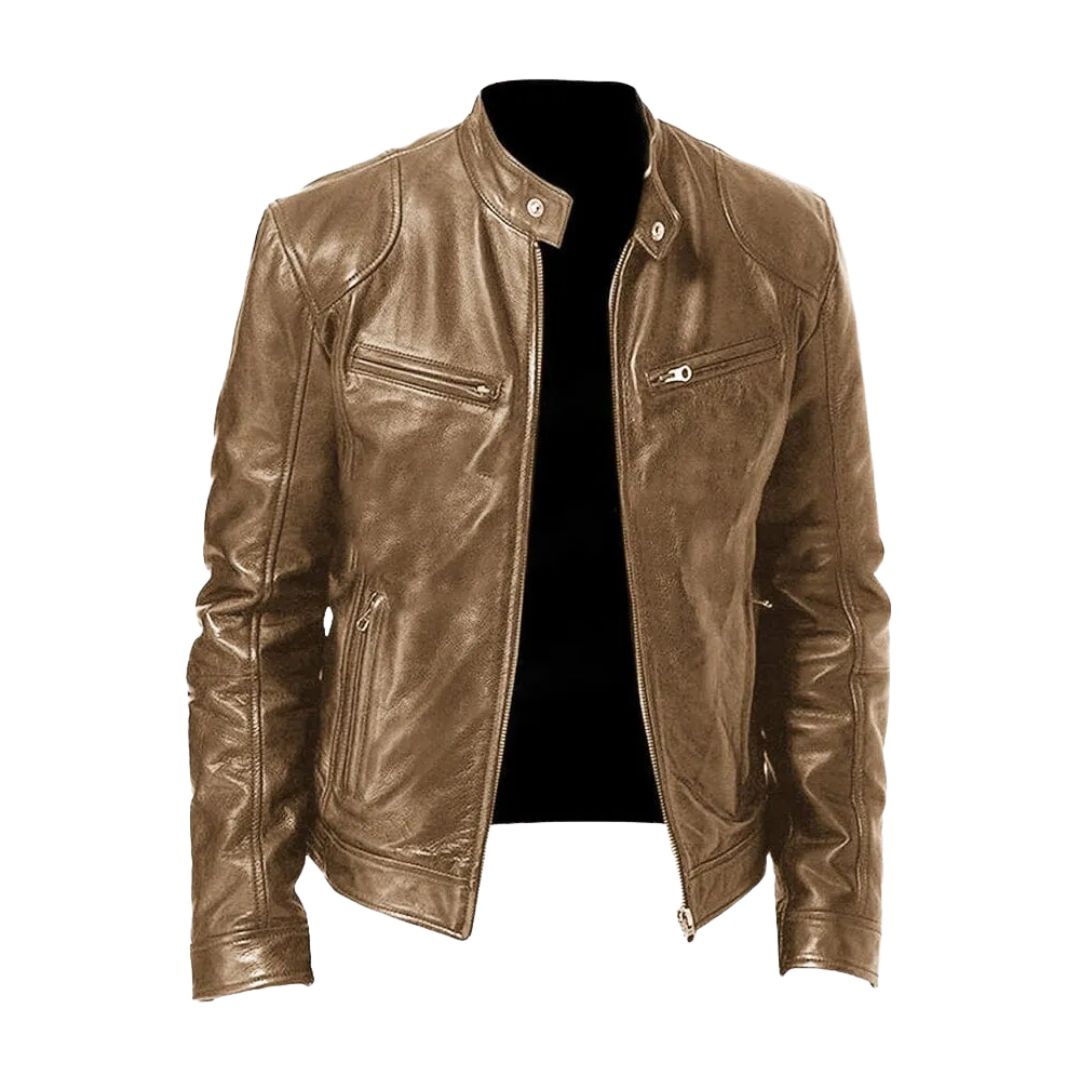 Alvin - Casual Leren Jack