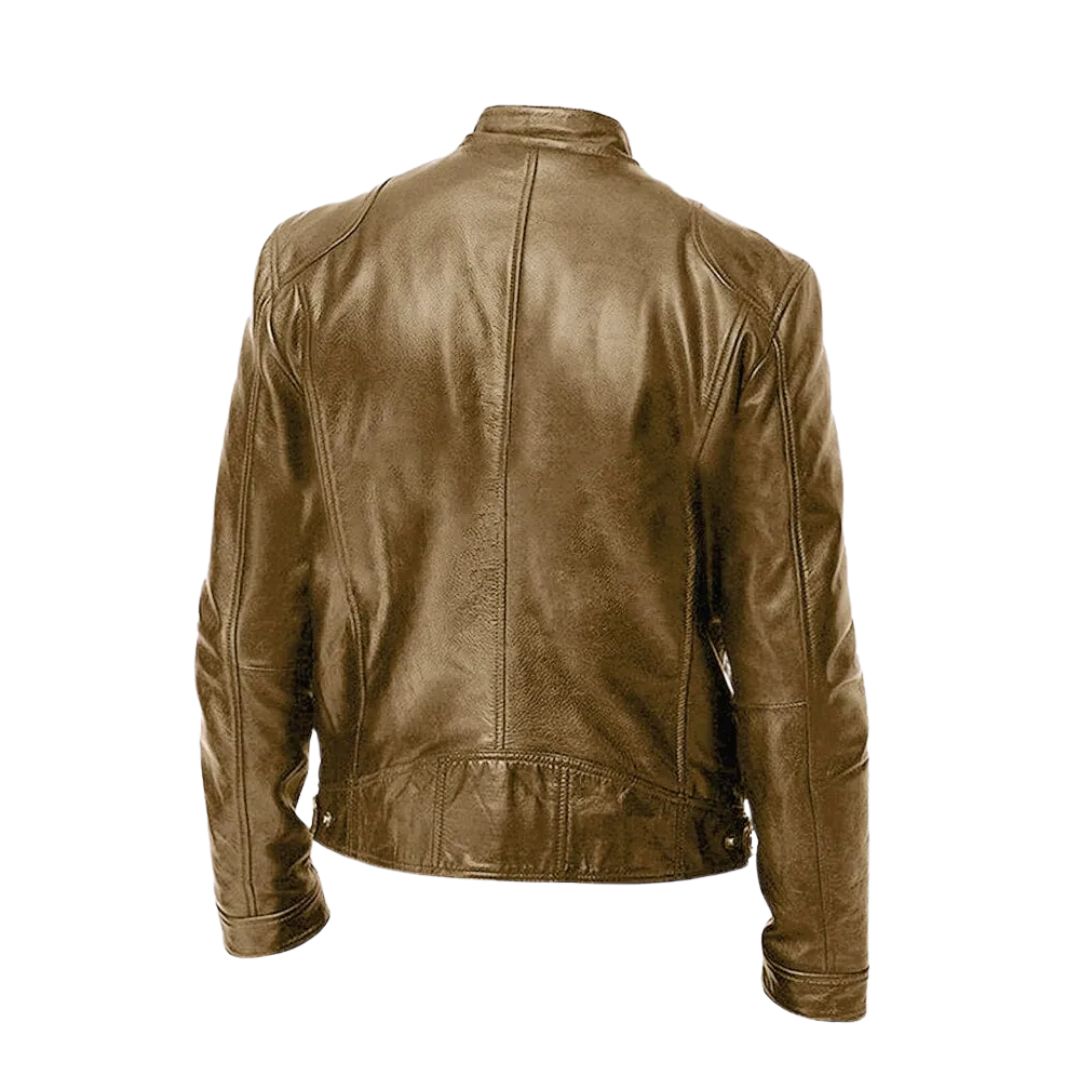 Alvin - Casual Leren Jack