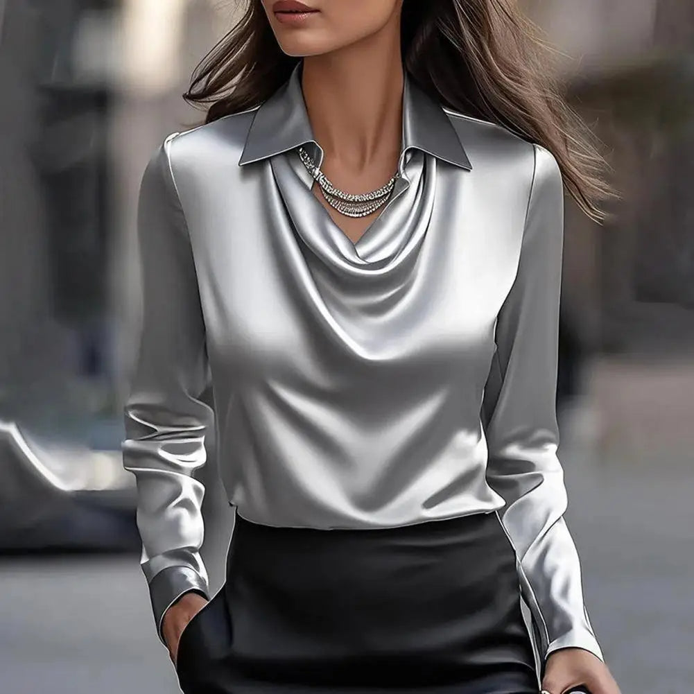 Muse satijnen Blouse