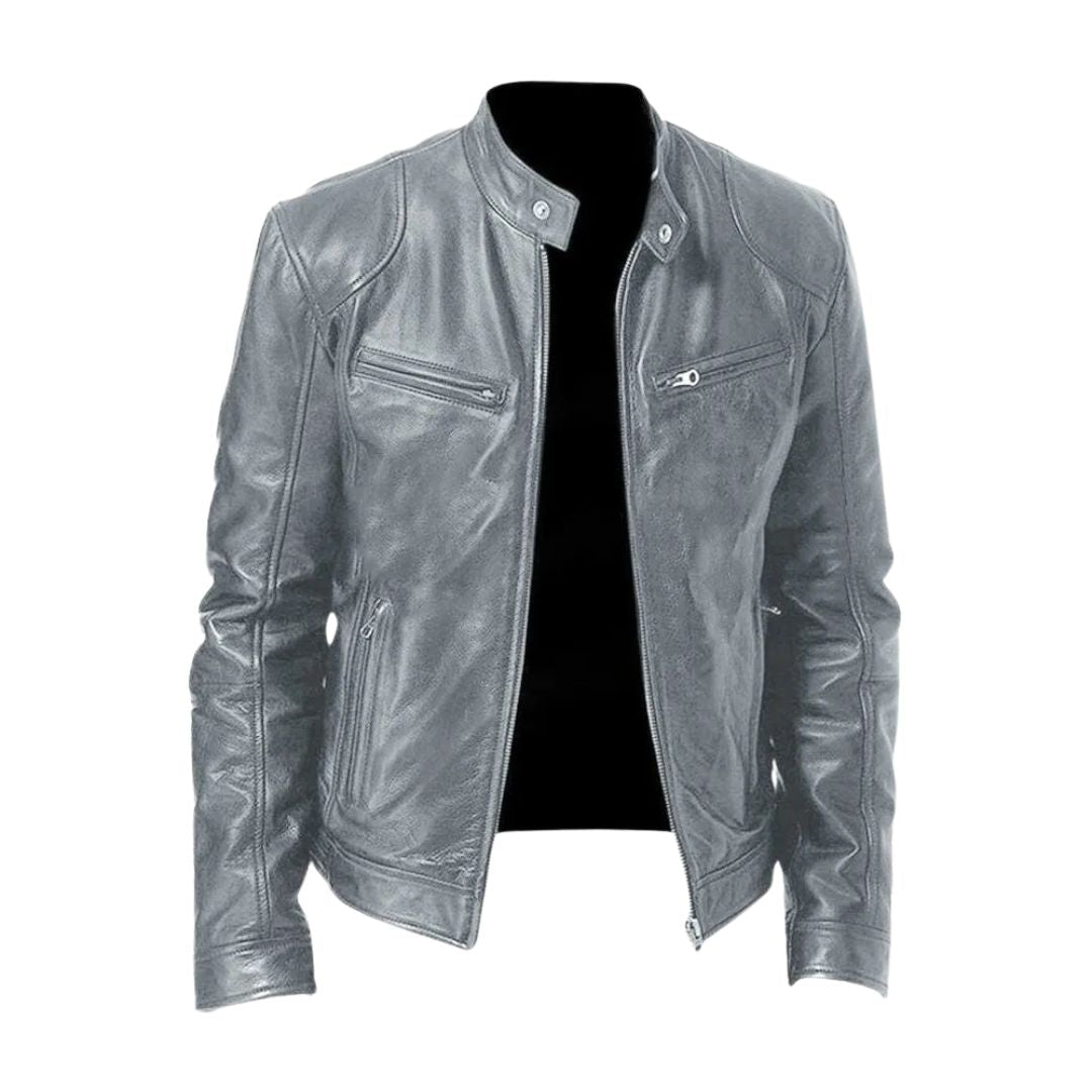 Alvin - Casual Leren Jack