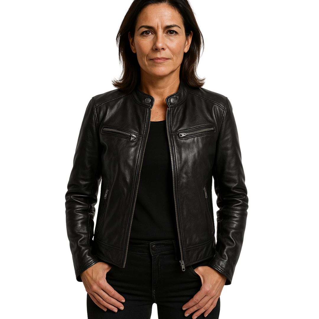 Alvin - Casual Leren Jack