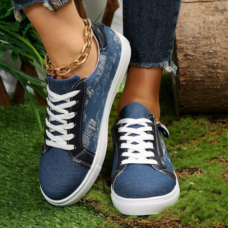 Jade™ | Orthopedische Schoenen met spijkerstof