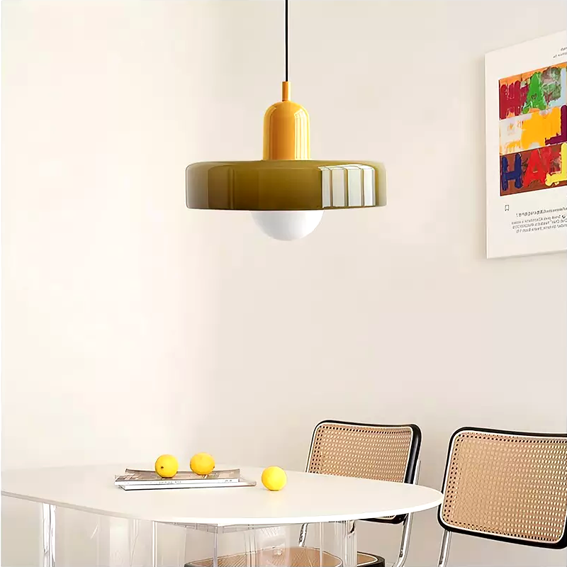 Glarefusion Moderne Bauhaus Glazen LED Hanglamp
