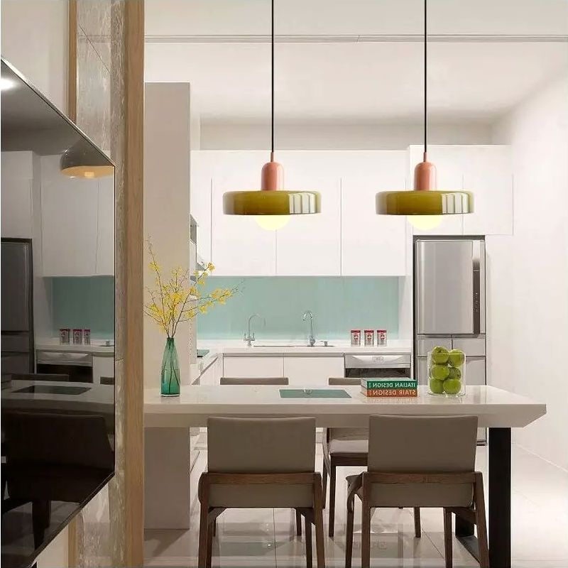 Glarefusion Moderne Bauhaus Glazen LED Hanglamp