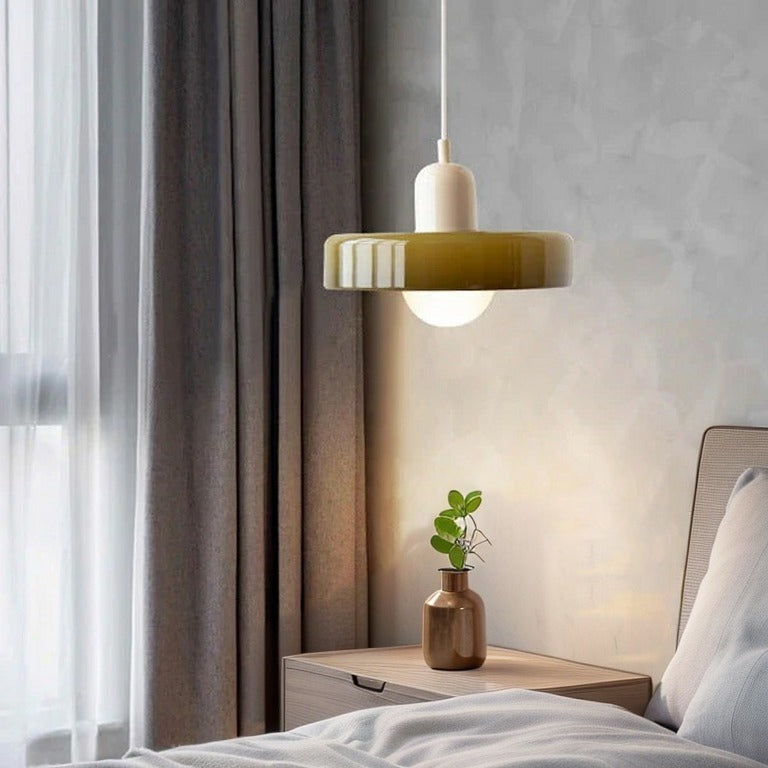 Glarefusion Moderne Bauhaus Glazen LED Hanglamp