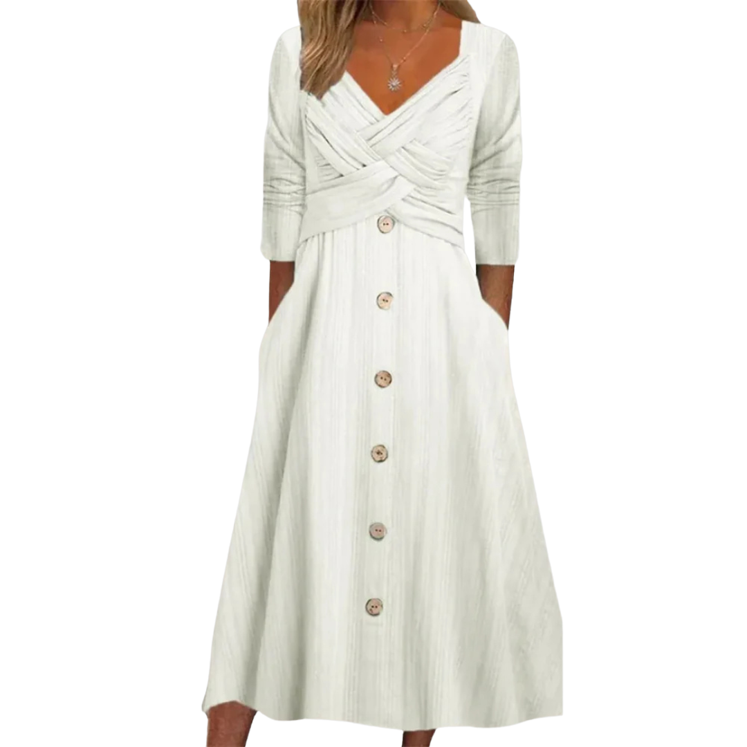 Ella | Elegante Jurk met Buikbedekking