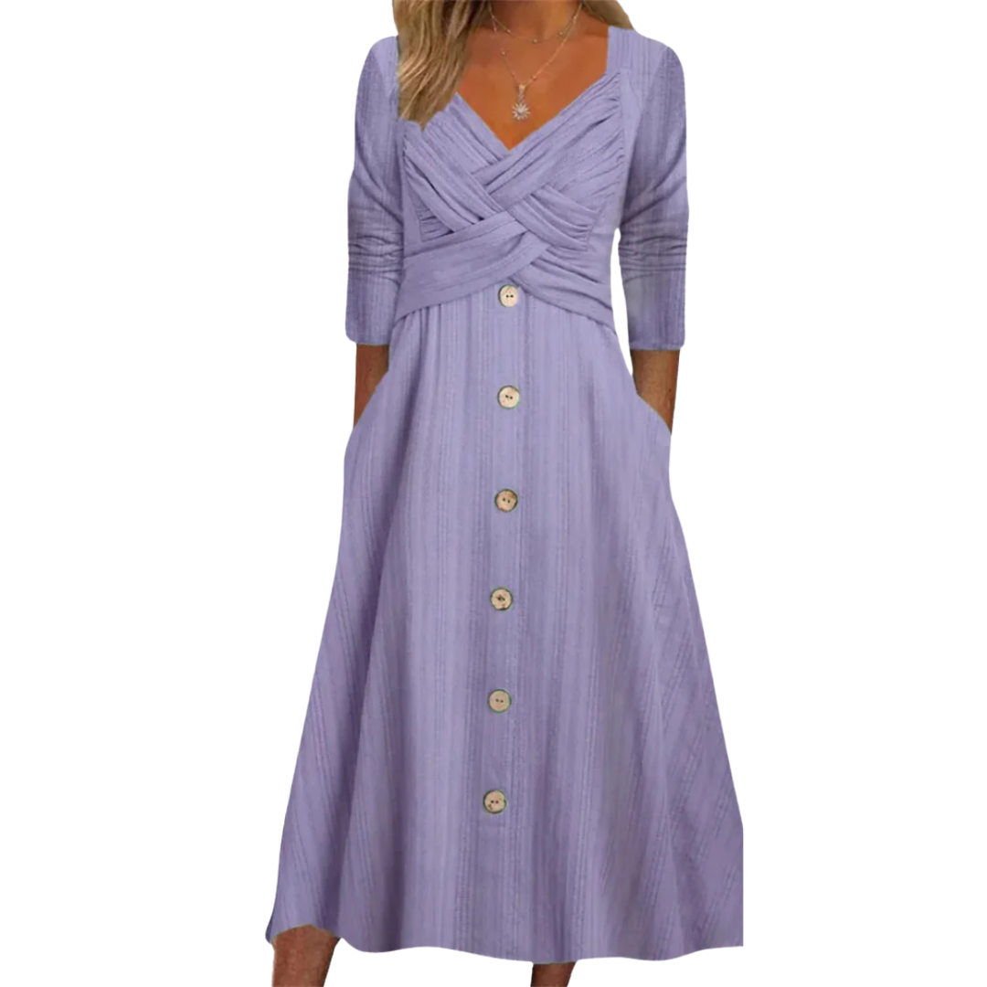 Ella | Elegante Jurk met Buikbedekking