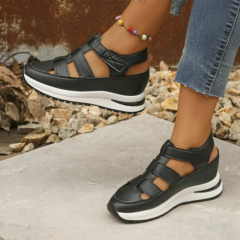 Sigrid™ | Stijlvolle Orthopedische Klittenbandsandalen