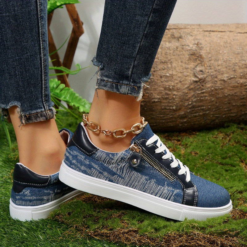 Jade™ | Orthopedische Schoenen met spijkerstof