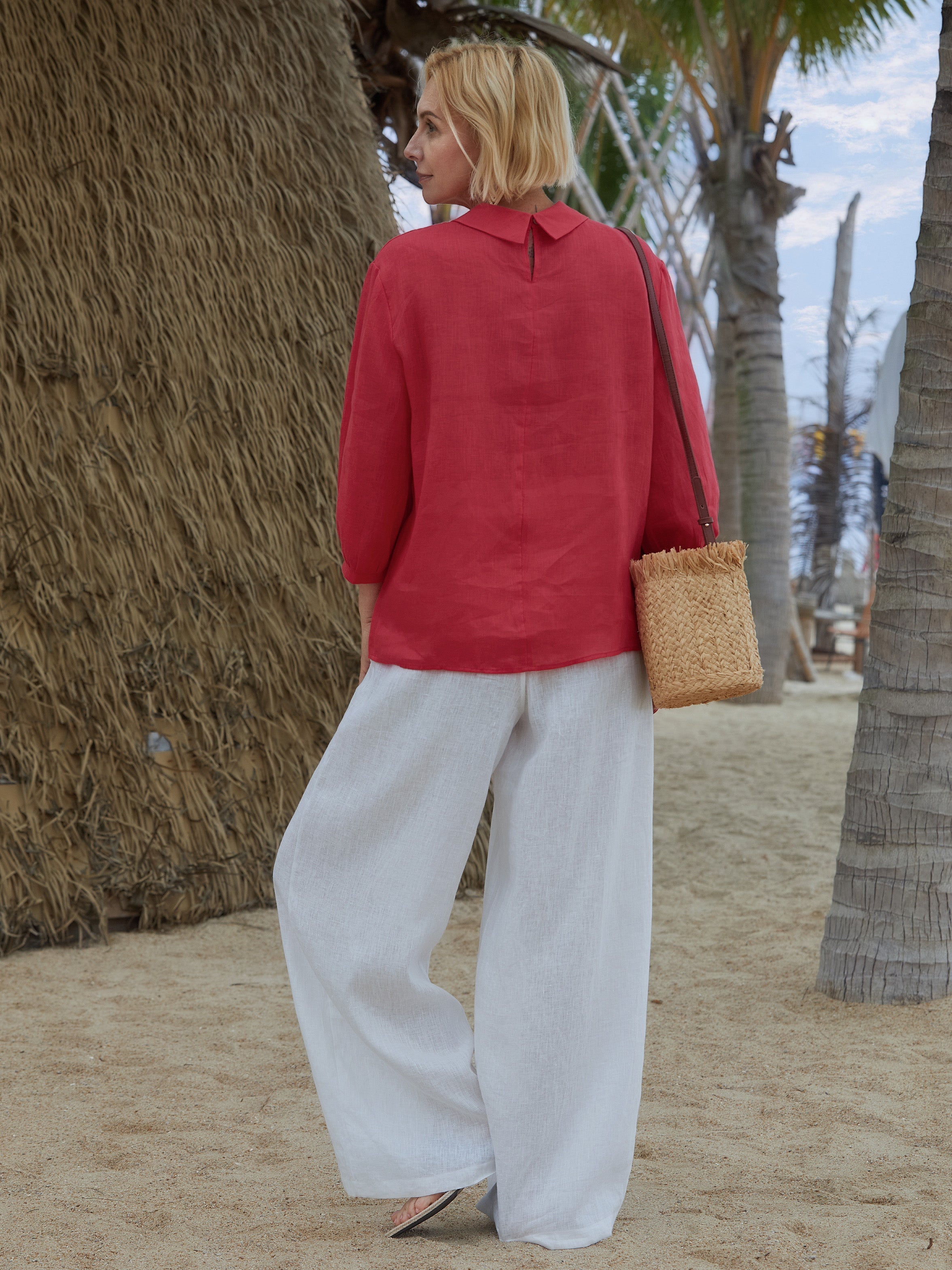 Grace | Klassieke Blouse met Lange Mouwen voor Alledaagse Elegantie