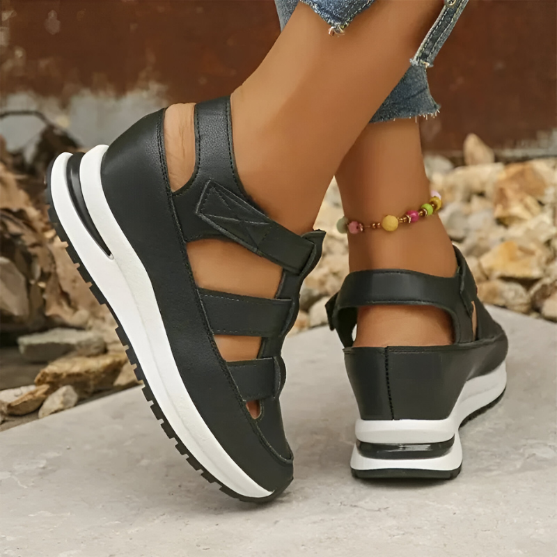 Sigrid™ | Stijlvolle Orthopedische Klittenbandsandalen