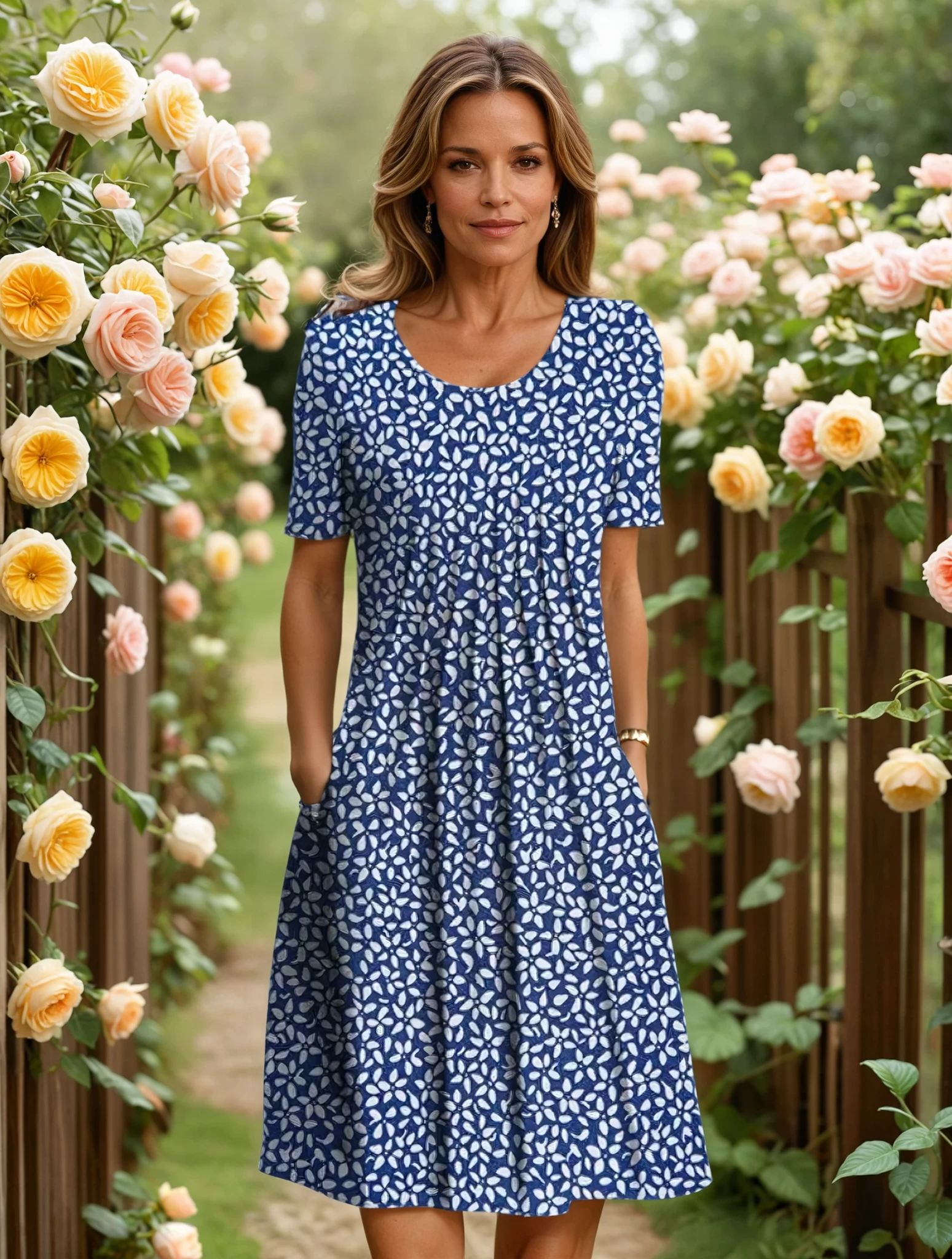 MARGA | ELEGANTE JURK MET BUIKBEDDEKKING