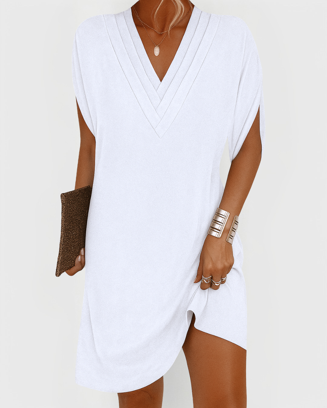 Jannie - Elegante flatterende jurk