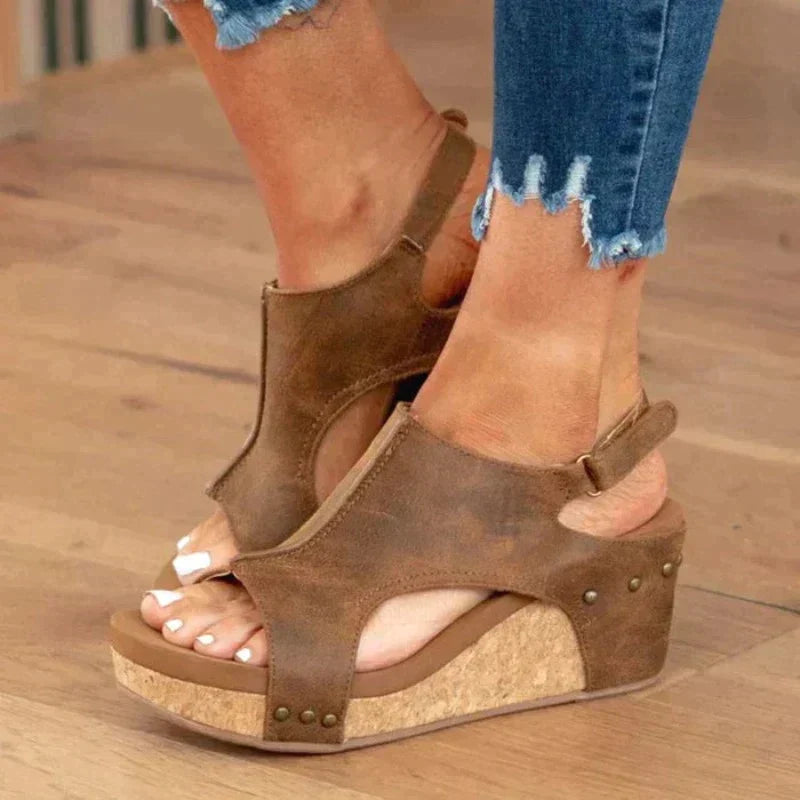 Vanessa – leren orthopedische schoen