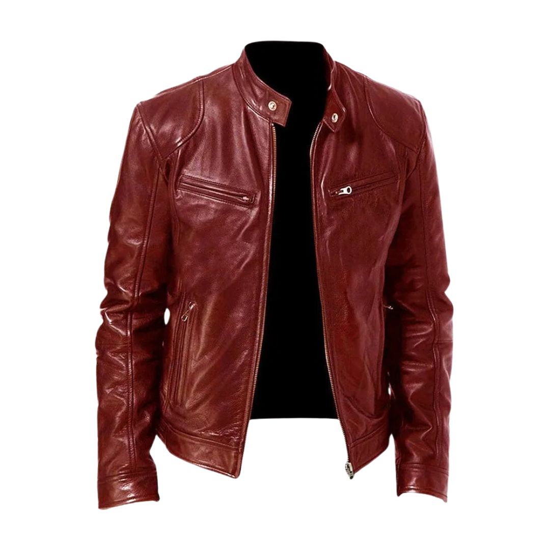 Alvin - Casual Leren Jack