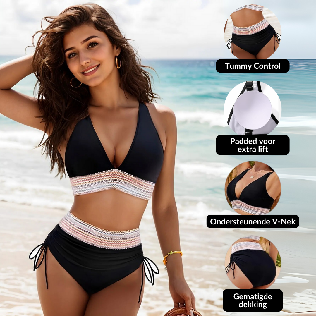 Emma - Hoge Taille Bikini Set