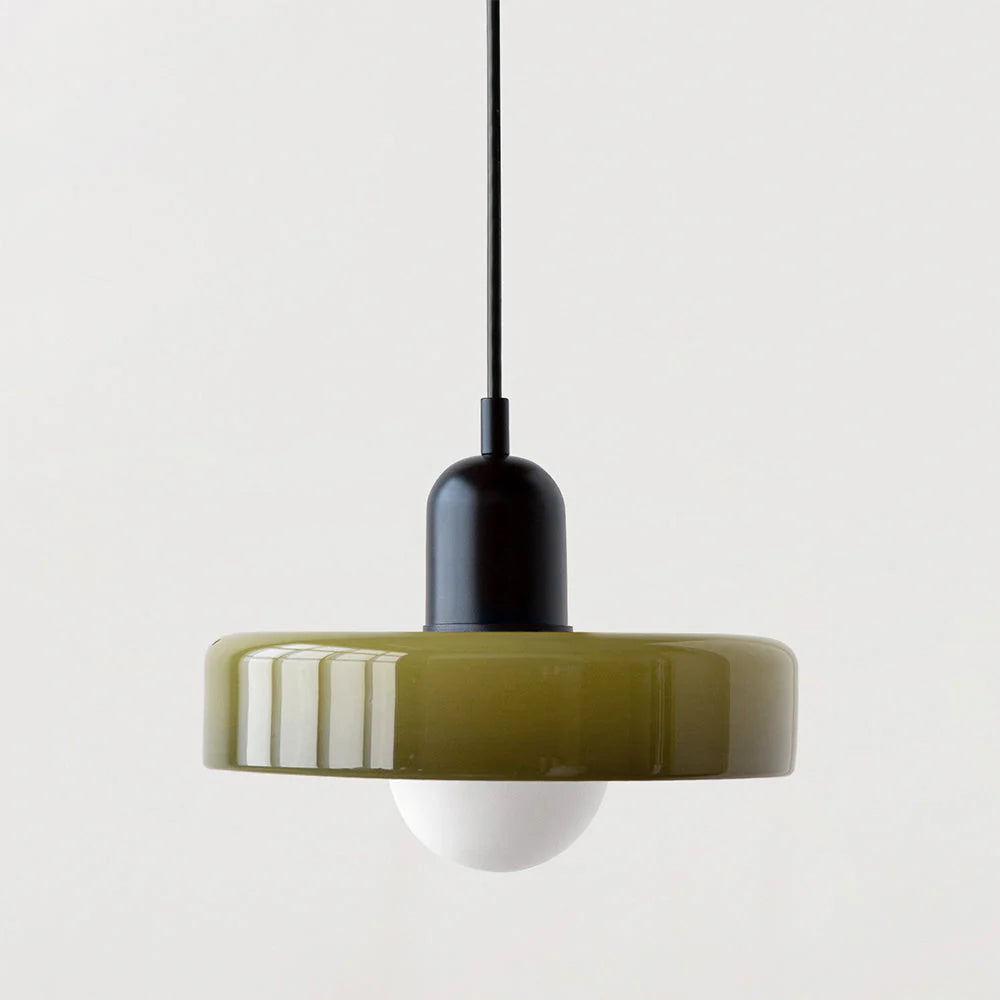 Glarefusion Moderne Bauhaus Glazen LED Hanglamp