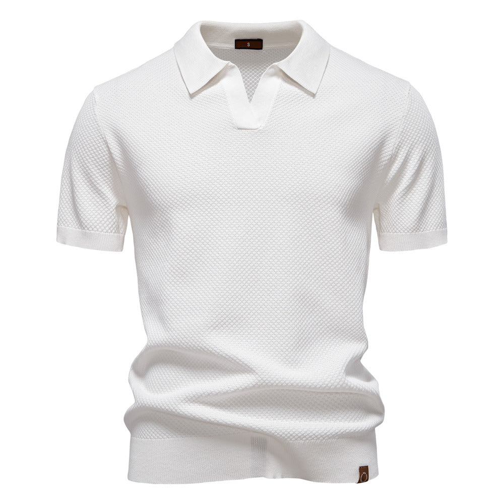 Ulrich – Gestructureerd Poloshirt