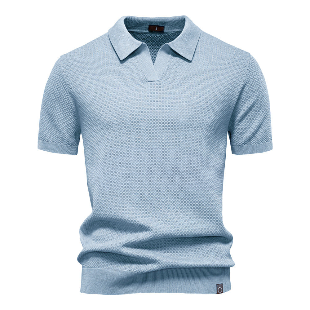 Ulrich – Gestructureerd Poloshirt