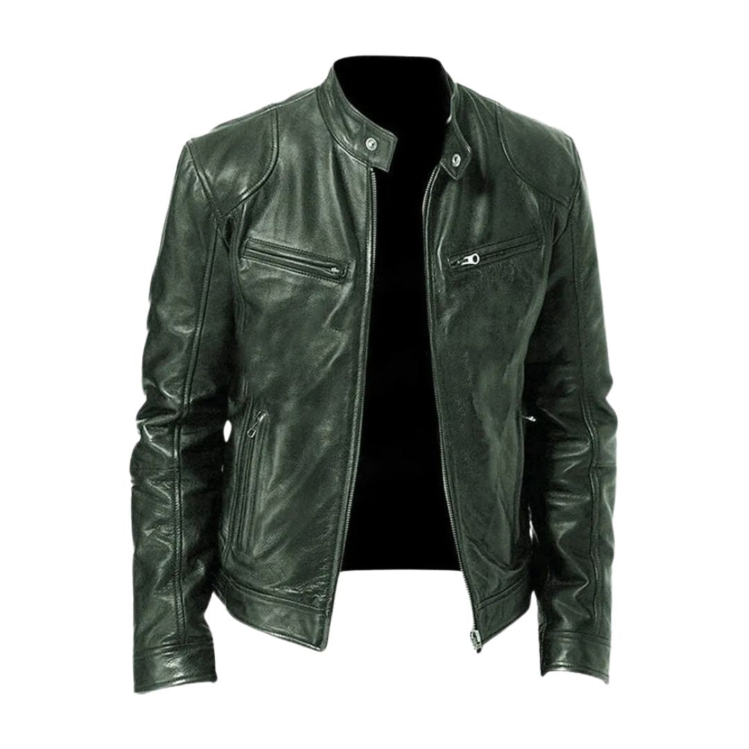 Alvin - Casual Leren Jack