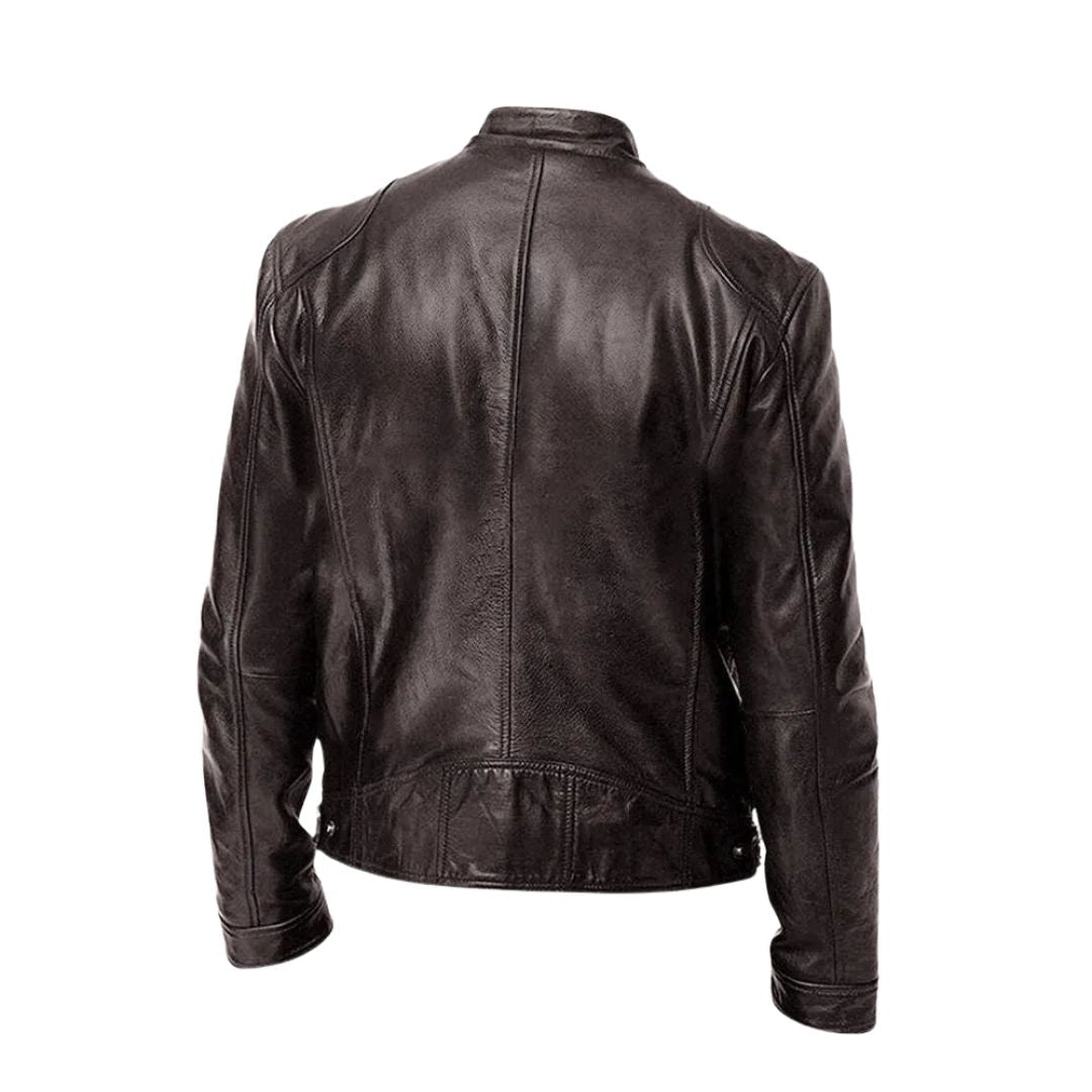 Alvin - Casual Leren Jack