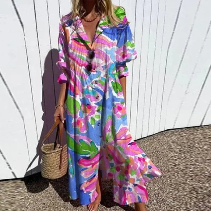 Emma – Flatteuze Boho Jurk