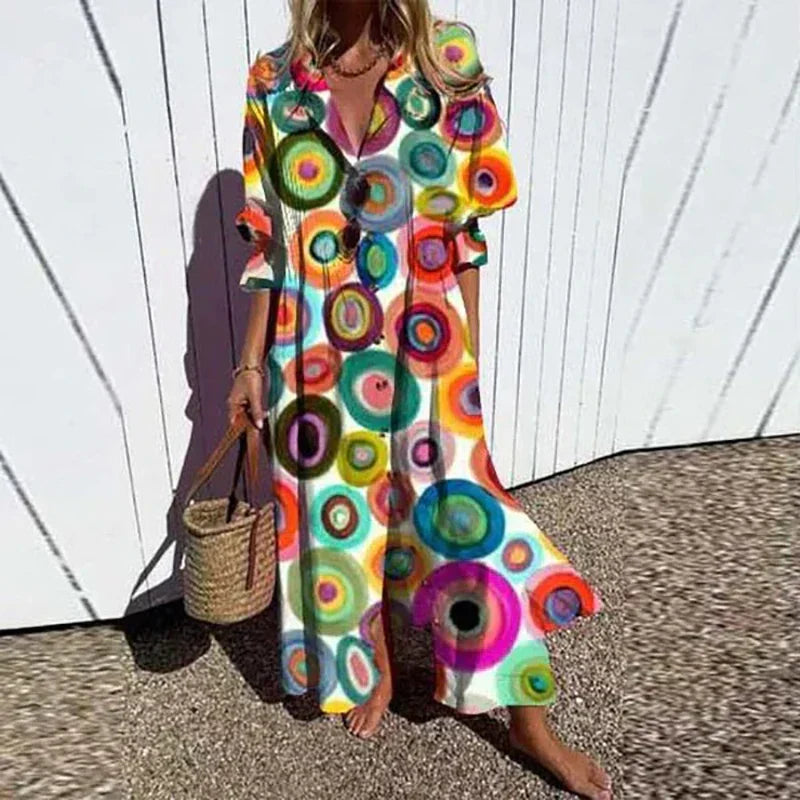 Emma – Flatteuze Boho Jurk