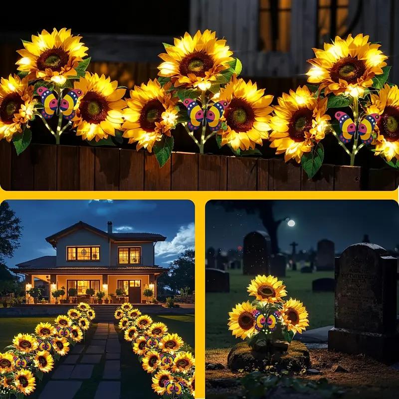 FloralGlow - Zonne-energie LED-zonnebloem tuinverlichting