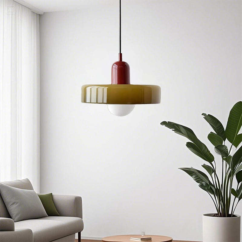 Glarefusion Moderne Bauhaus Glazen LED Hanglamp