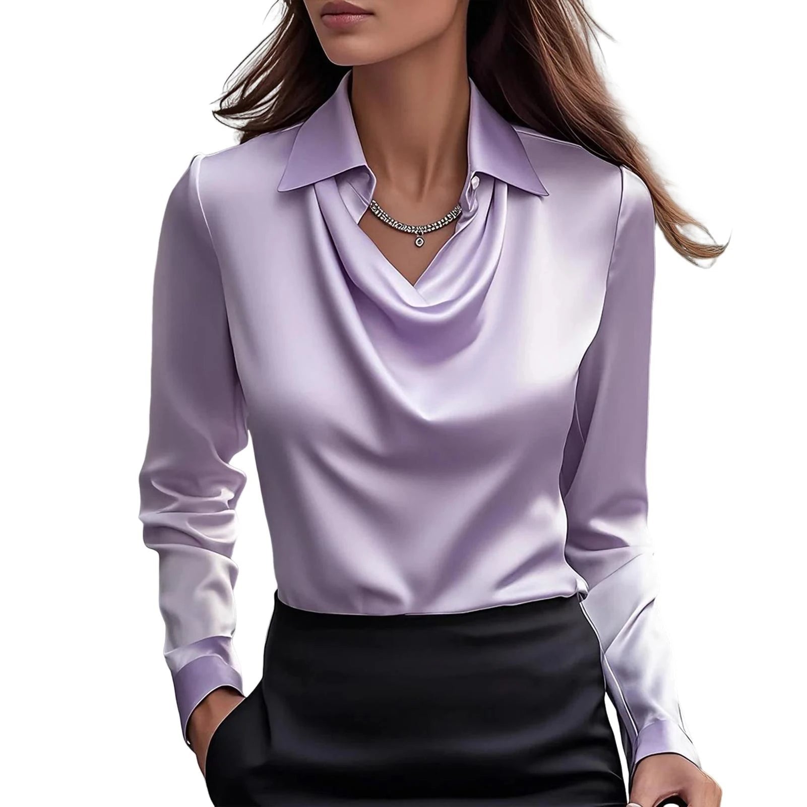 Muse satijnen Blouse