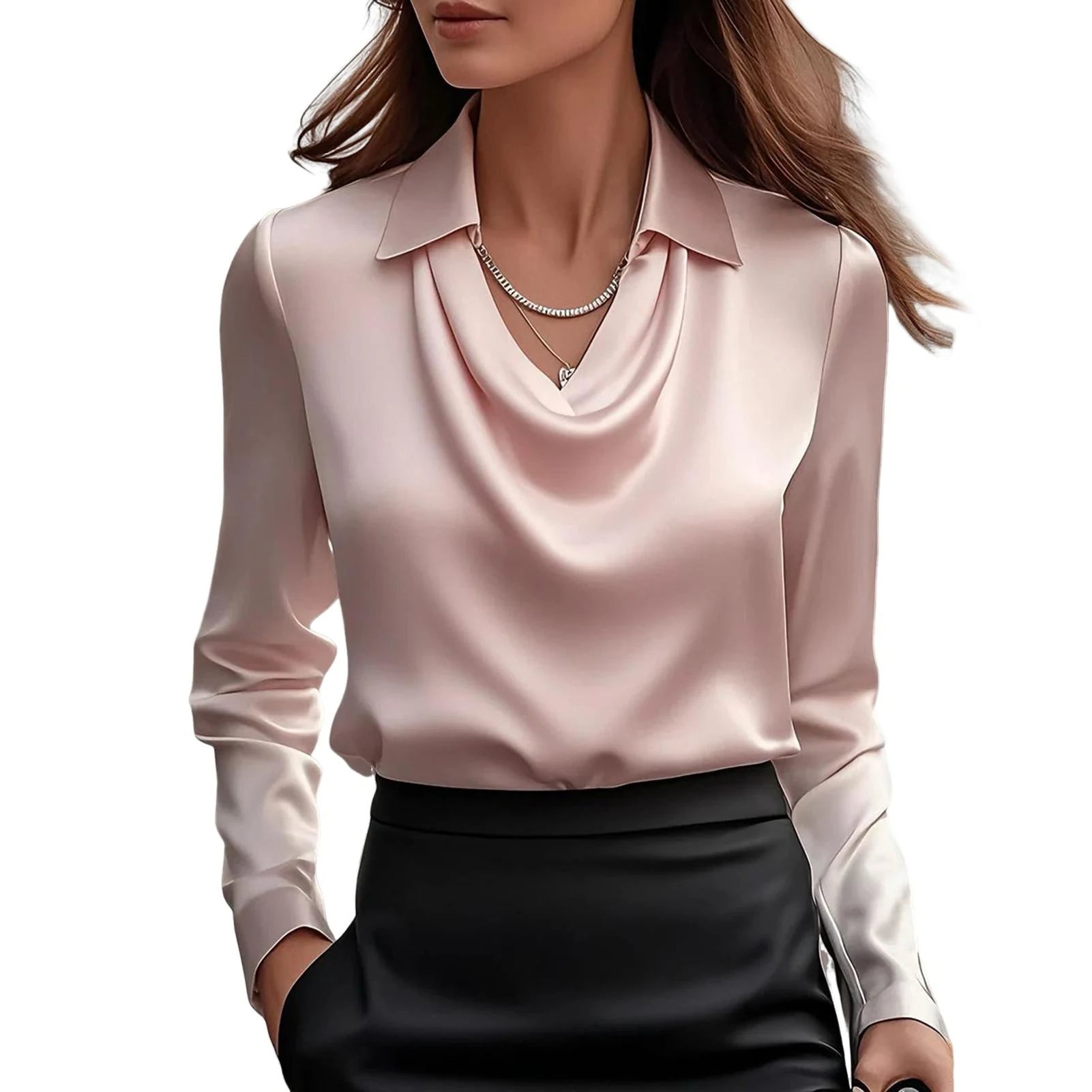 Muse satijnen Blouse