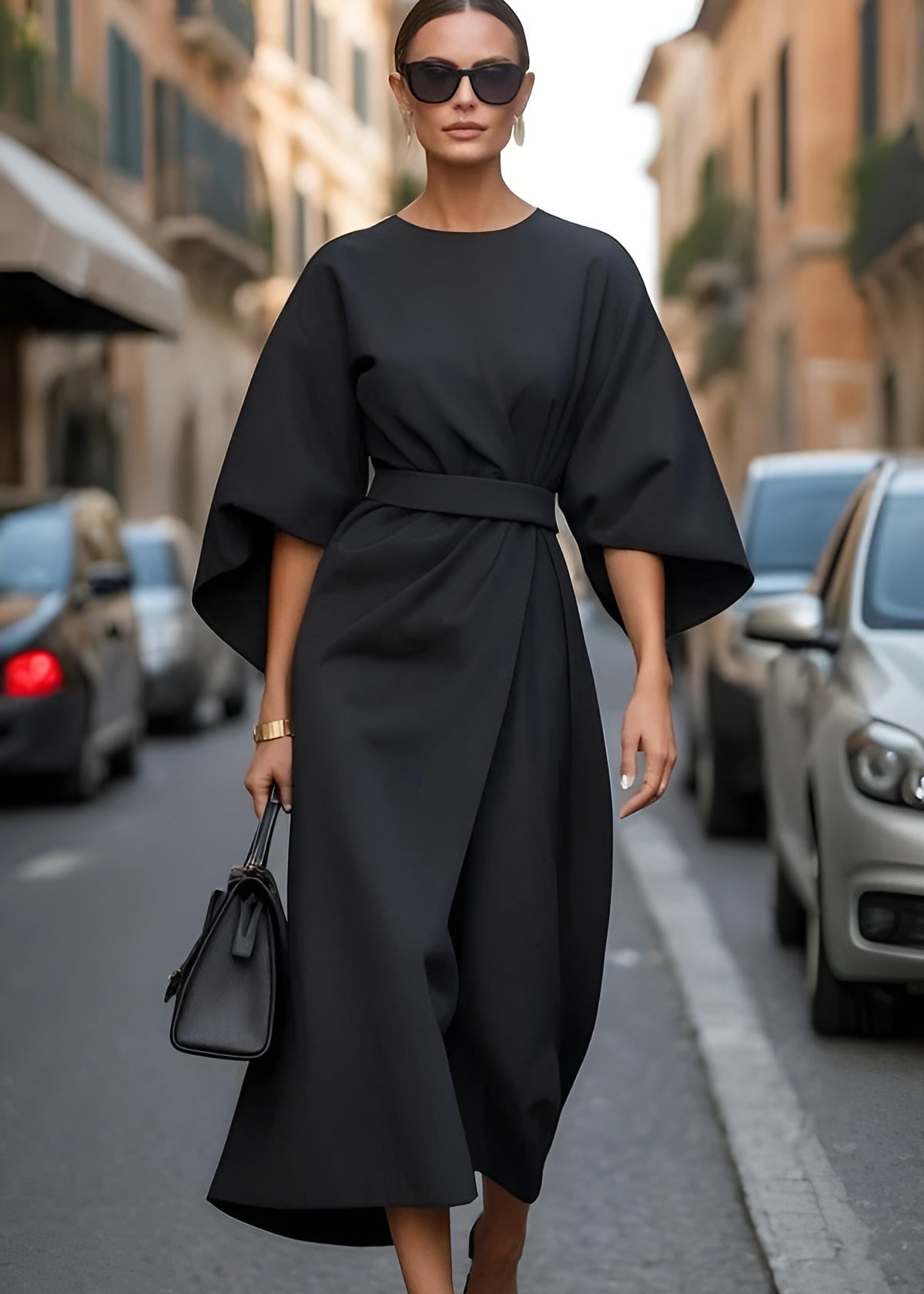Victoria - Elegante Jurk met Mouwen
