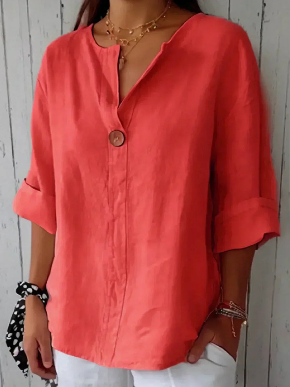 Jessa - Casual V-Hals blouse