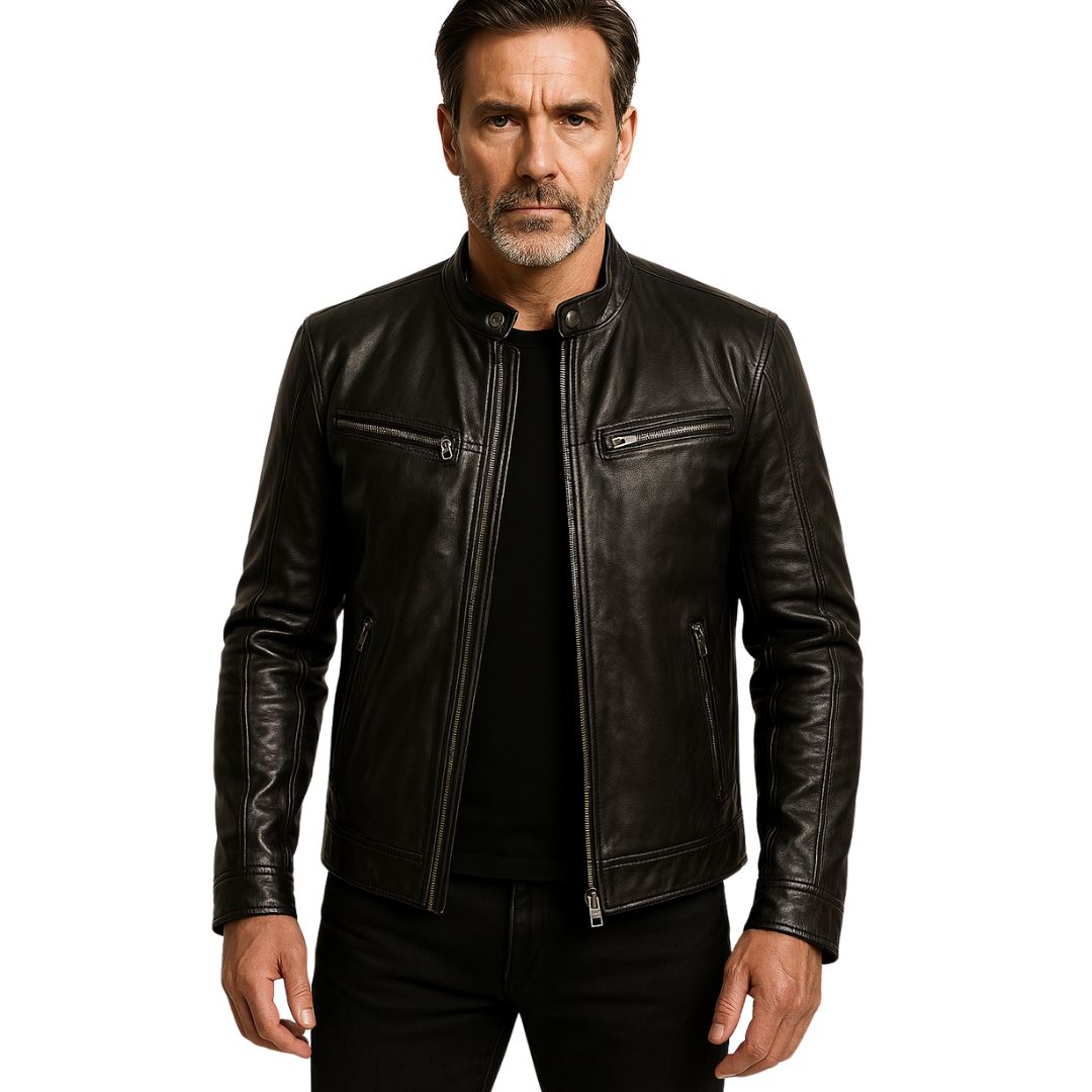 Alvin - Casual Leren Jack