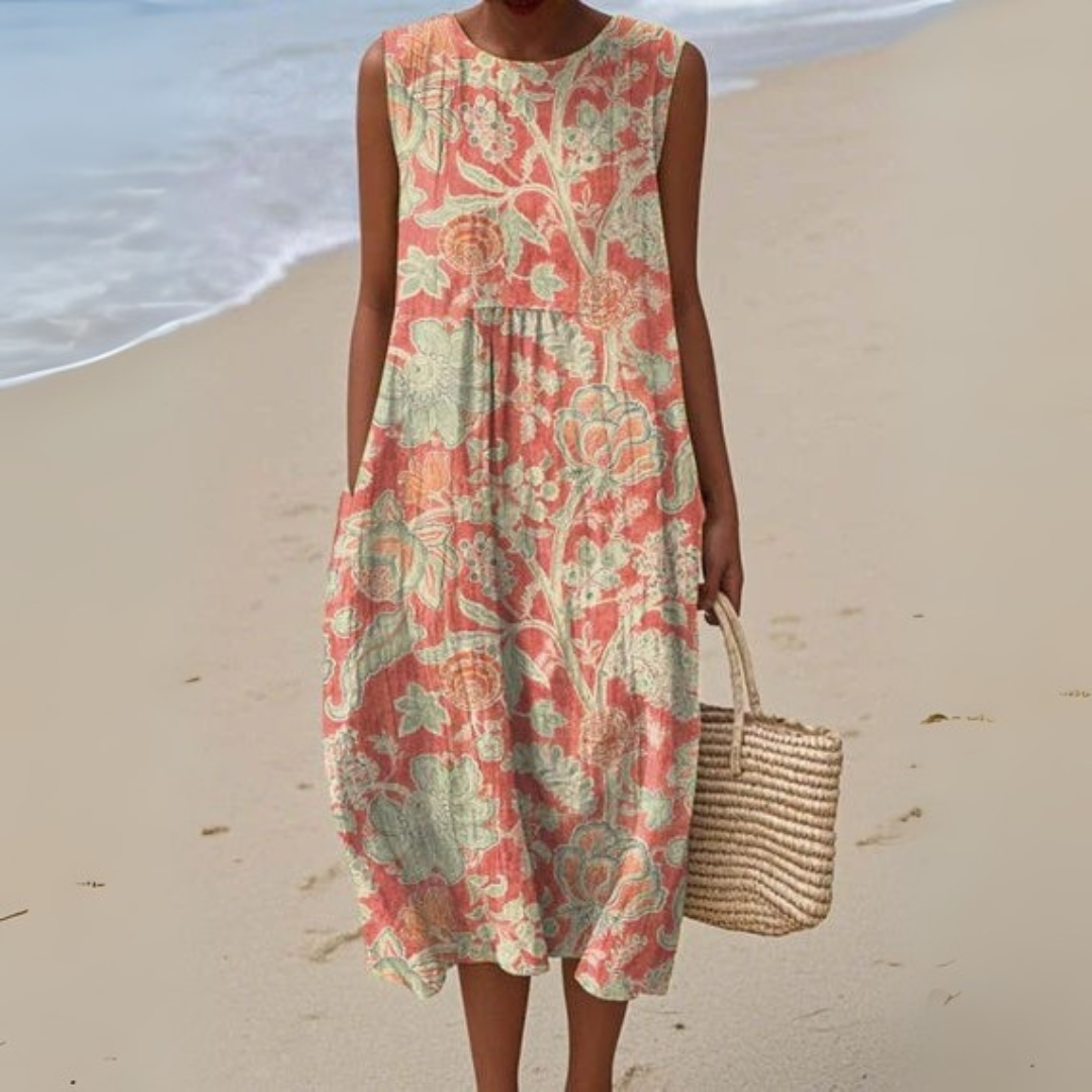 Ellis – Vintage bloemenjurk