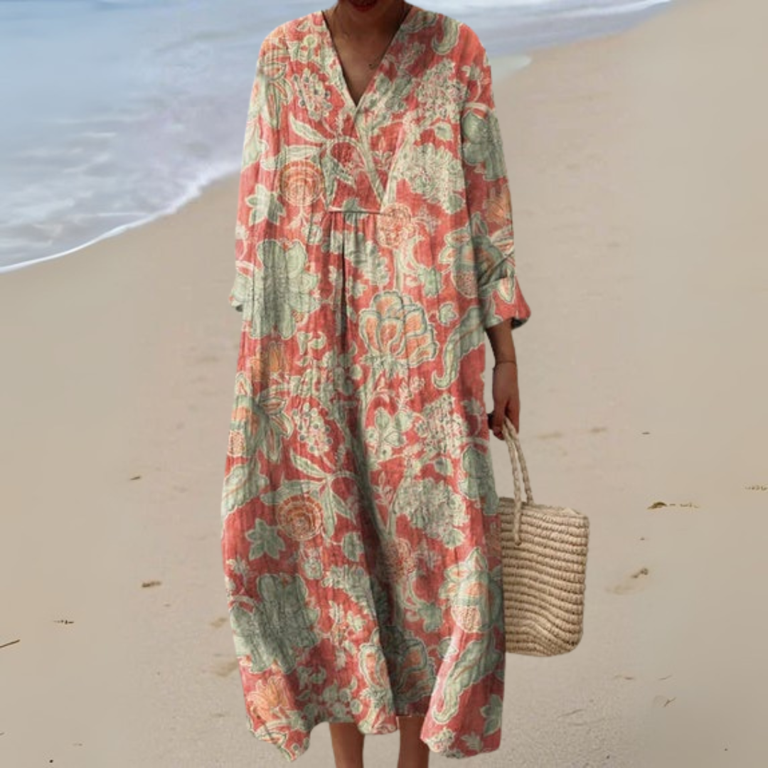 Ellis – Vintage bloemenjurk