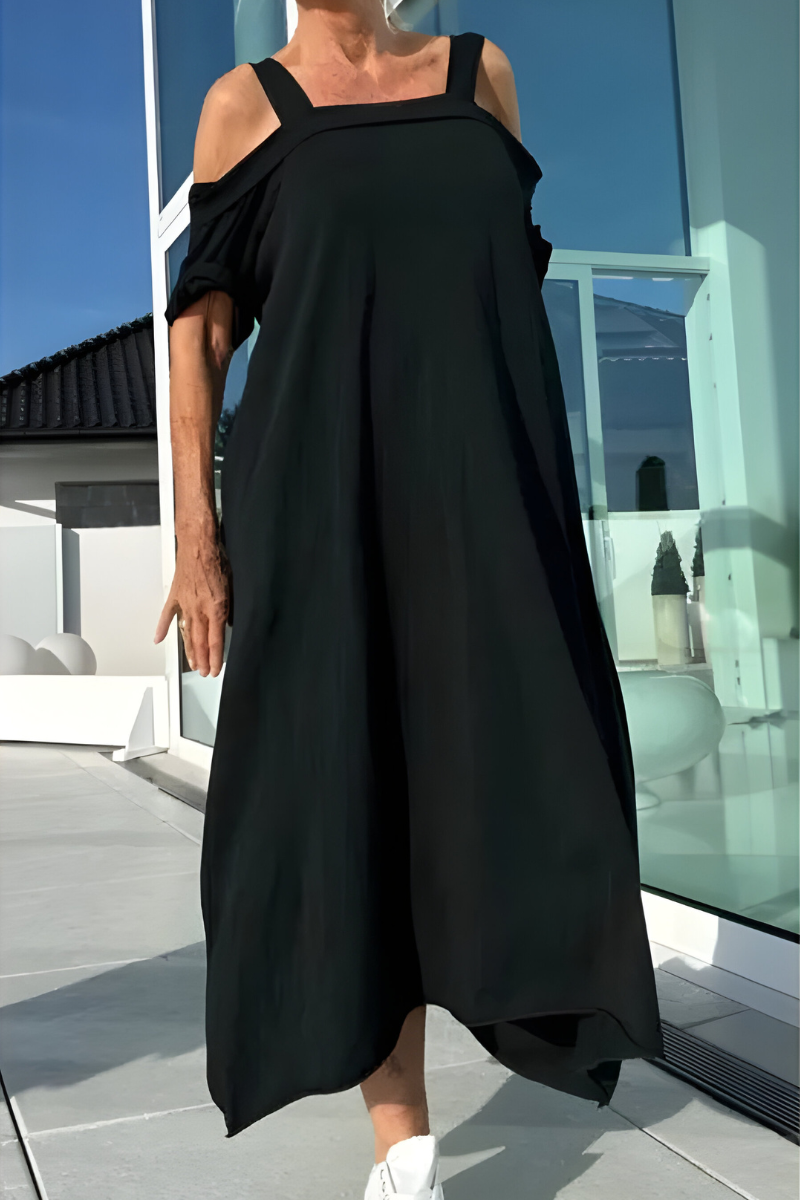 Mary™ | Lange Off-Shoulder Zomerjurk