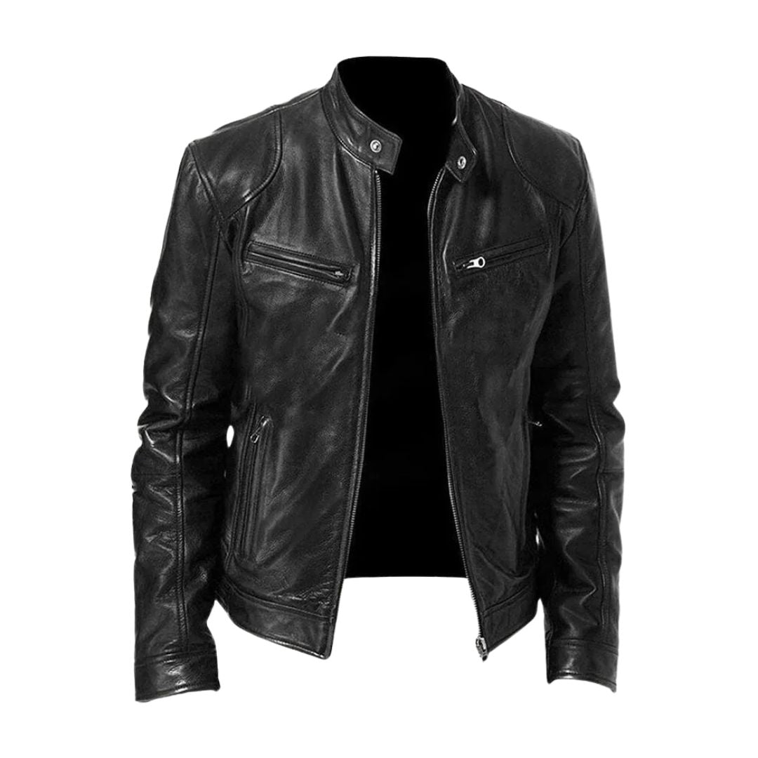 Alvin - Casual Leren Jack