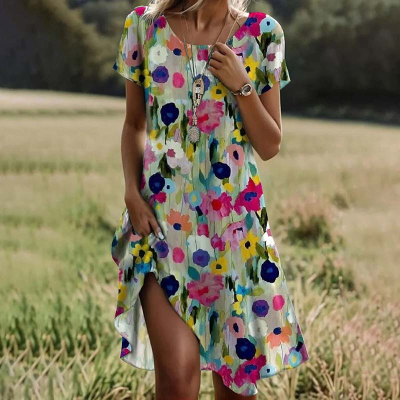 Delilah – Jurk met Bloemenprint