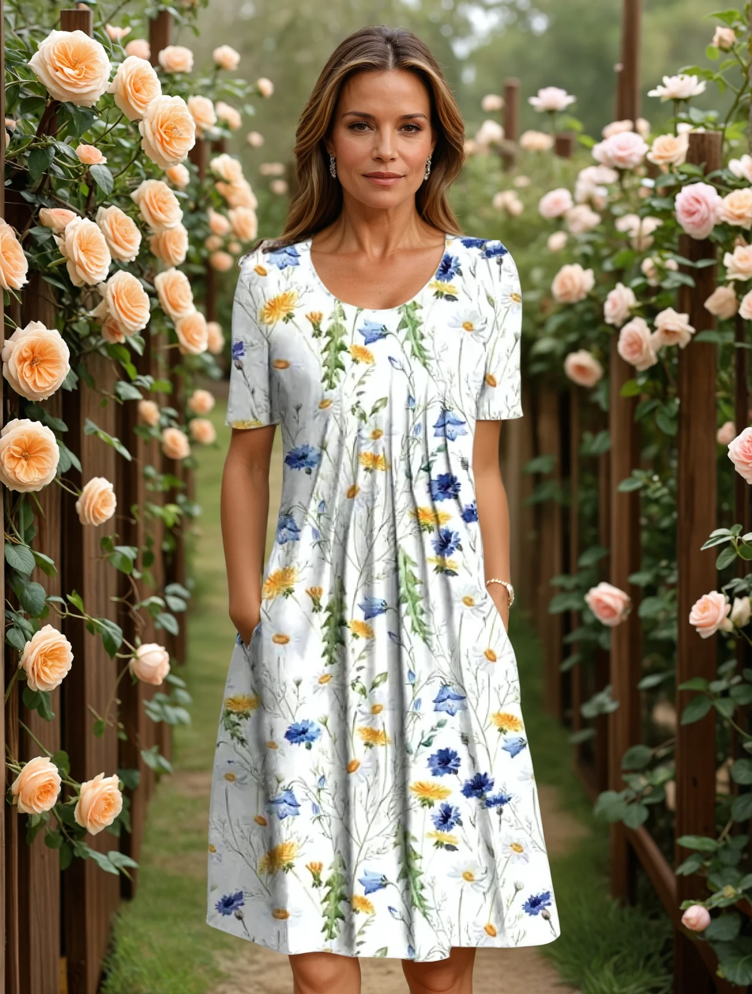 MARGA | ELEGANTE JURK MET BUIKBEDDEKKING