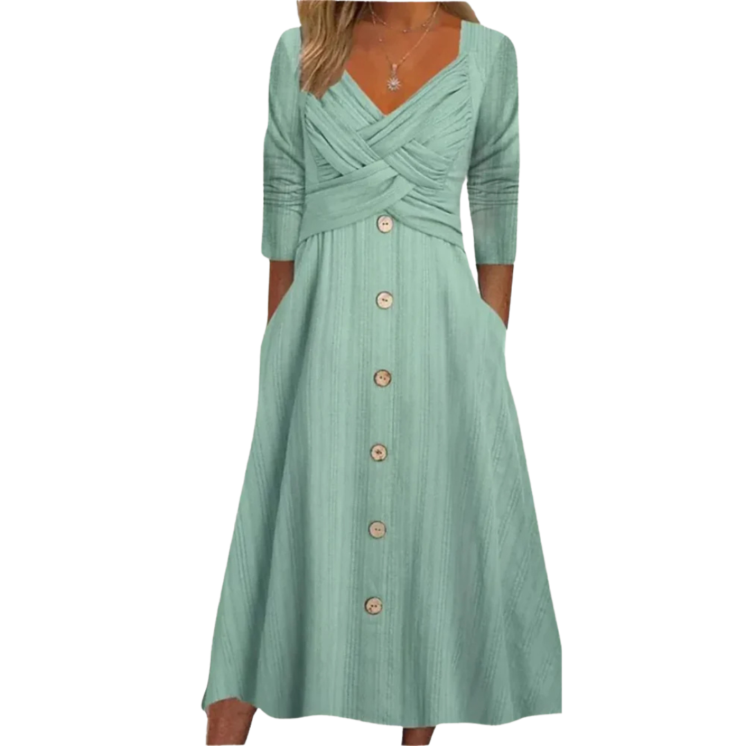Ella | Elegante Jurk met Buikbedekking