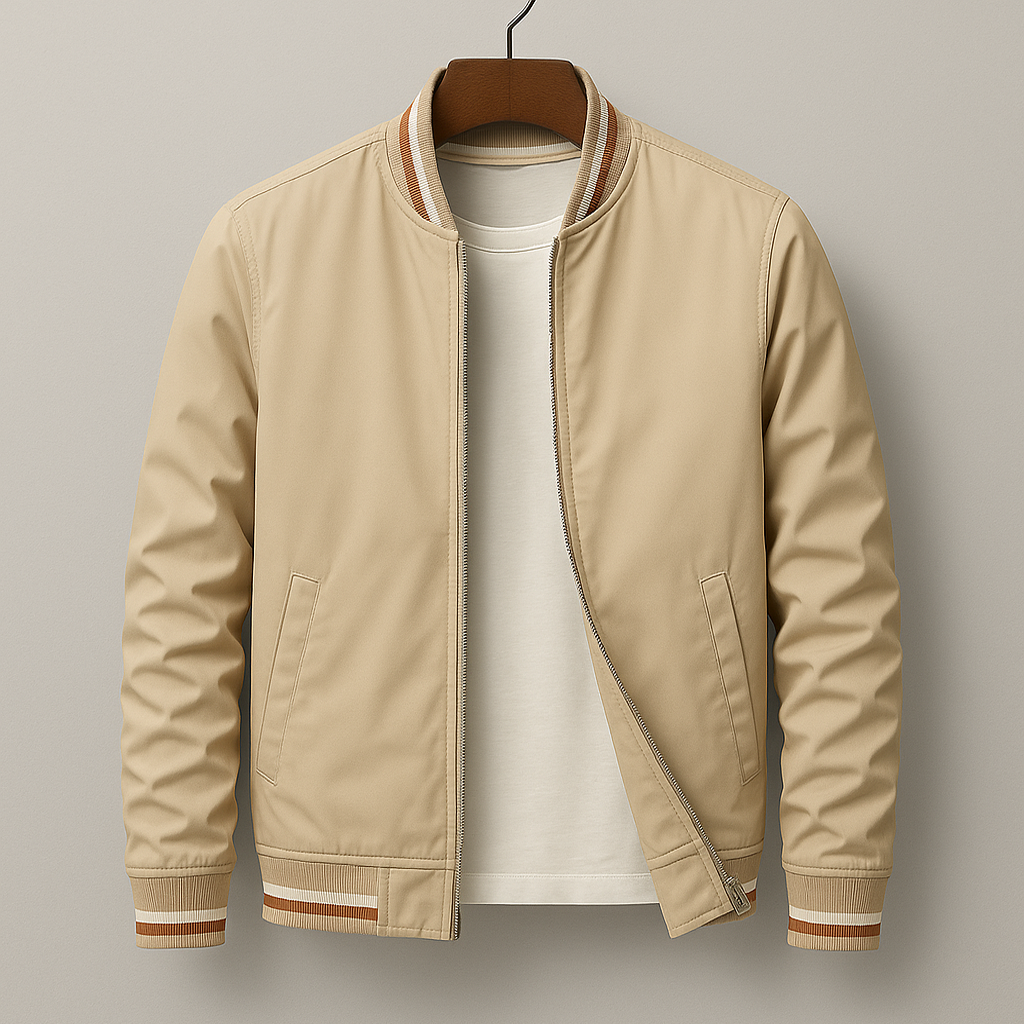 Chez Monsieur™ | Elegante Gestreepte Bomberjack