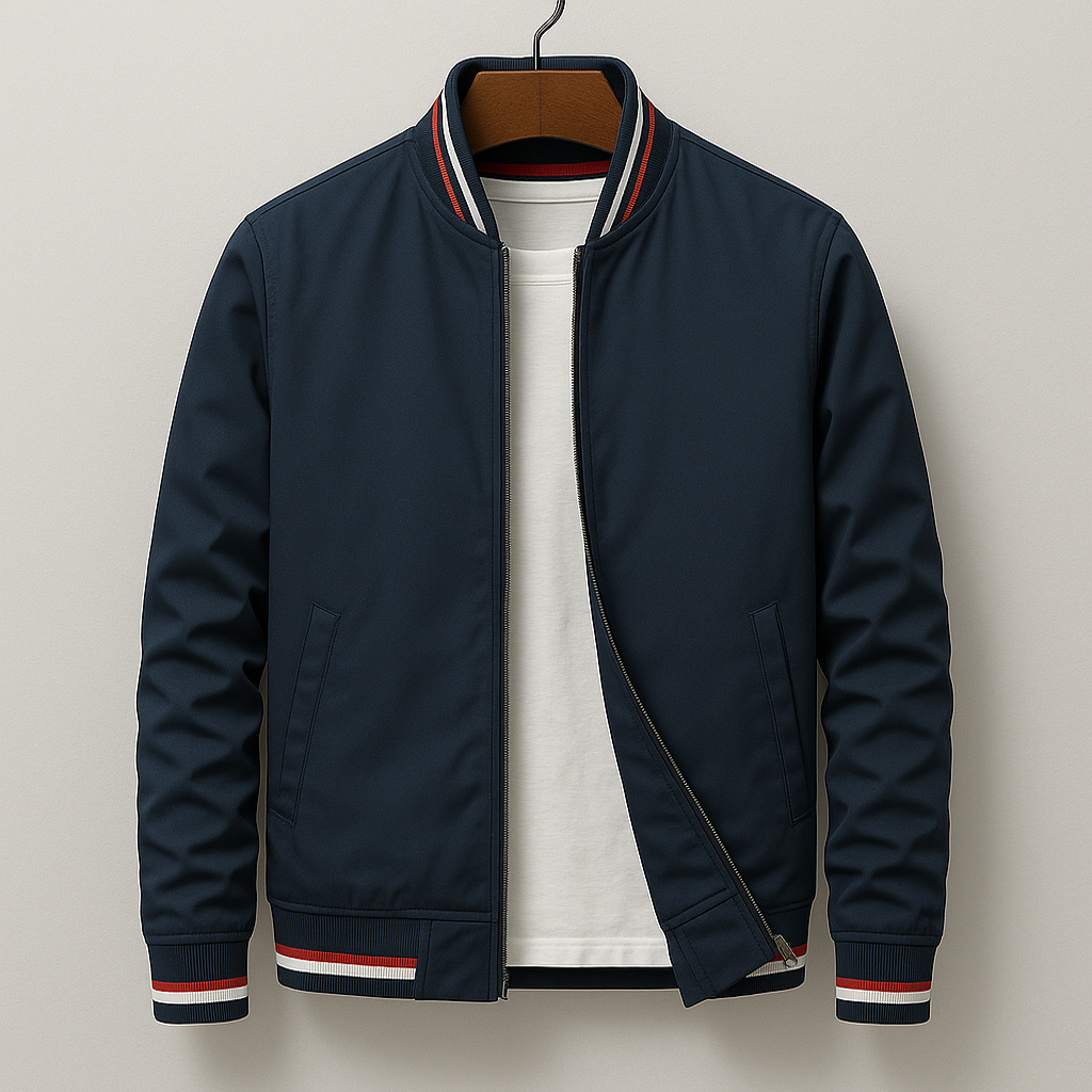 Chez Monsieur™ | Elegante Gestreepte Bomberjack