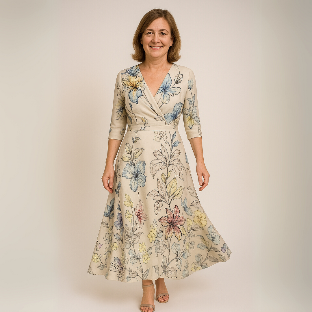 Yara - Luxe Bloemen Jurk