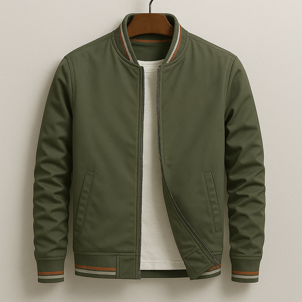 Chez Monsieur™ | Elegante Gestreepte Bomberjack