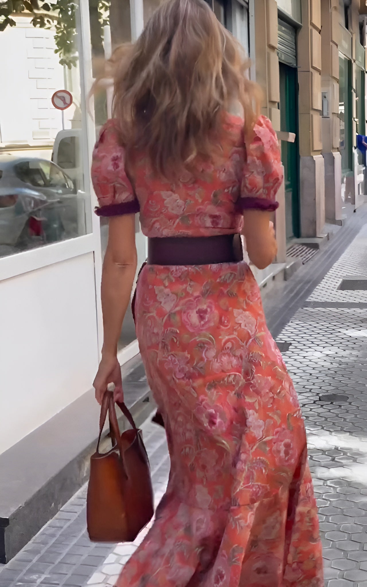 Sofie – Maxi Jurk met Korte Mouwen