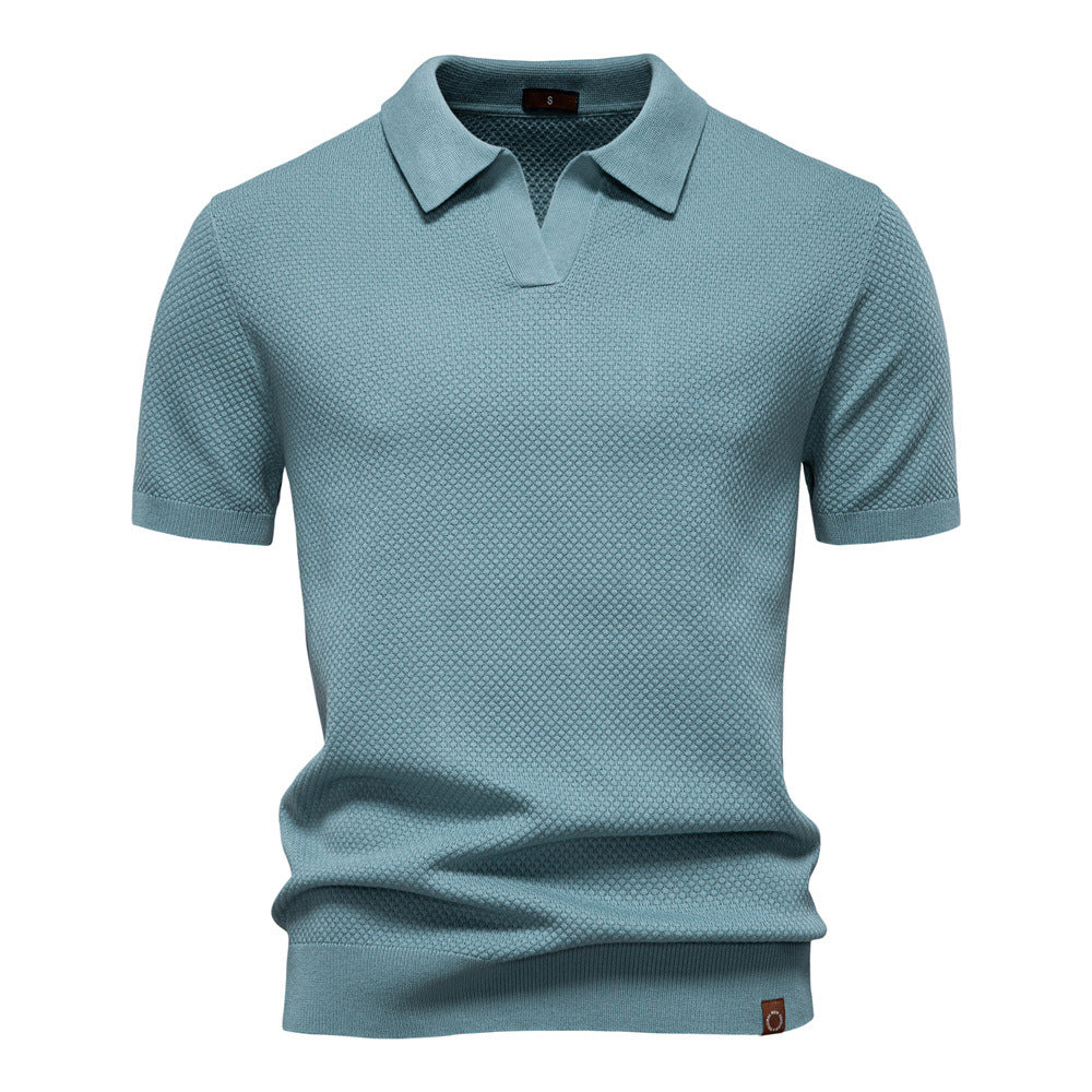 Ulrich – Gestructureerd Polo­shirt