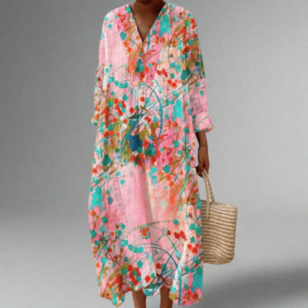 Amy™ | Elegante geometrische jurk