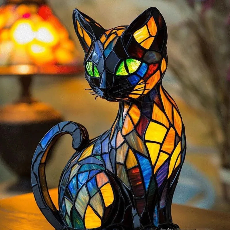 Middernacht Kat Meerkeurige Lamp