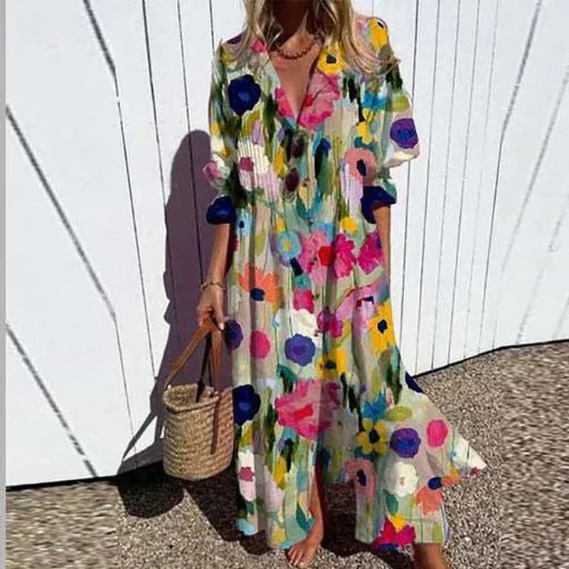 Emma – Flatteuze Boho Jurk